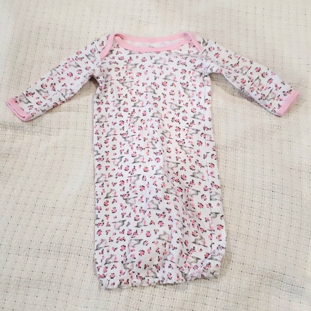 Pink & White Bunny Sleeper (0-6 months)